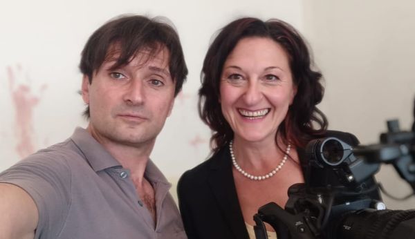 Con il regista Roger Fratter